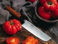 Нож кухонный "Samura OKINAWA" Накири 172 мм, AUS-8, палисандр