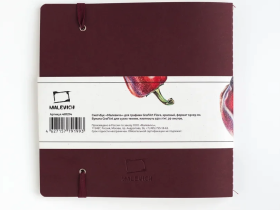 Скетчбук для графики Малевичъ "Graf'Art" красный 19х19 см 20 л 150 г