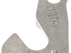 Держатель заднего переключателя "петух" Meta №48 фрезерованный (серебристый)