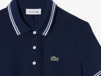 Эластичное платье-поло Lacoste с коротким рукавом
