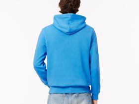 Мужское худи Lacoste классического кроя с флисом