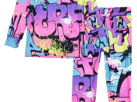 Термокомплект трикотажный для девочек: брюки, толстовка для эпизодического использования