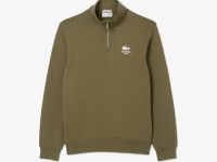 Свитшот Lacoste унисекс с застежкой-молнией с высоким воротом