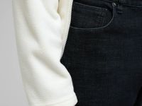 Утепленные джинсы straight fit мужские