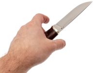 Нож Спартак малый, сталь D2, рукоять карельская береза