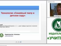 Технология “Семейный театр в детском саду”