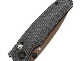 Складной нож Tenable Raven, сталь 14C28N, рукоять микарта, черный