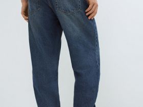 Свободные джинсы Bow, Синий