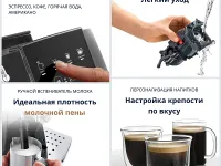 Кофемашина De'Longhi Magnifica Start ECAM220.22.GB (Grey Black)
