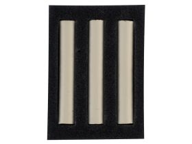 Набор сухих графических материалов "Ладога" соус белый, 3 мелка