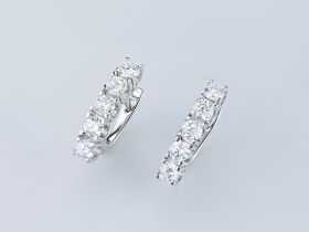 Серьги из белого золота э4712сг08200919