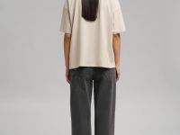 Свободная футболка из хлопкового джерси