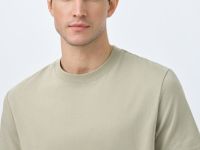 Базовая футболка из хлопка, Зеленый