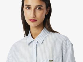 Женская рубашка Lacoste из льна