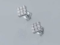 Пусеты из белого золота э4712пс04210659_white