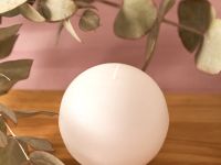 Свеча Пламя/Fiamma круглая, белая