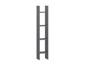 Полка Брилл 134x24 Графитовый