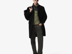 Мужская водостойкая стёганая куртка Lacoste