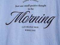 Футболка с вышивкой для девочек, Голубой