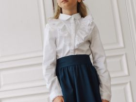 Блузка с длинным рукавом для девочки