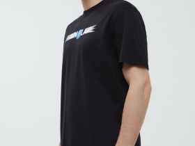 Футболка из хлопка с принтом