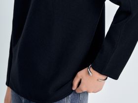 Джемпер с шерстью свободного силуэта