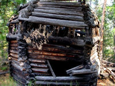 Якутское надмогильное сооружение (деревянное), XIX в.