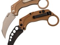 Складной нож Reate EXO-K, сталь N690, рукоять Tan Aluminum