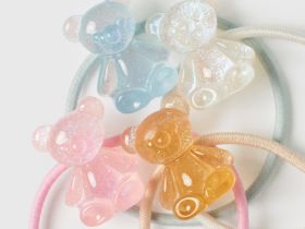 Набор резинок для волос для девочек, 4 шт., Мультицвет