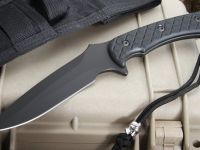 Нож с фиксированным клинком Spartan Blades Horkos, сталь CPM S35VN, рукоять микарта, чехол черный