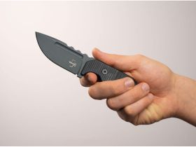 Нож с фиксированным клинком Boker Little Dvalin, сталь D2, рукоять G10, черный