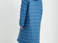 Утепленное пальто с капюшоном