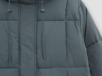 Пальто утепленное с капюшоном