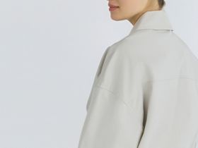 Укороченный тренч, Бежевый