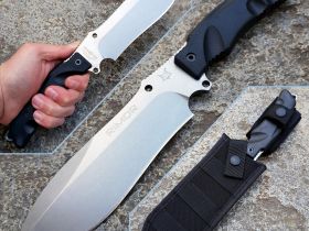 Нож Fox Rimor, сталь N690Co, стоунвош, рукоять FRN