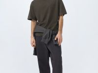 Базовая футболка с эффектом стирки, Зеленый