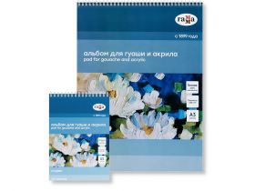 Альбом для гуаши и акрила на спирали Гамма "Студия" А5 30 л 180 г