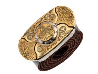 Ремень-нож Байкер-2 Keeperbelt, латунь