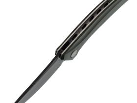 Складной нож Petrified Fish DeepSea PFP05GRMDW, сталь K110, рукоять микарта