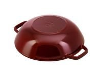 Staub Вок со стеклянной крышкой 30 см, гранат Staub