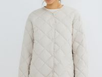 Лёгкая стёганая куртка, Бежевый
