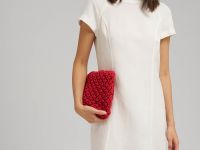 Платье мини изо льна и вискозы