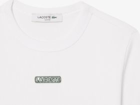 Женская хлопковая футболка Lacoste Urban