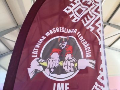 Презентация мас-рестлинга в детском спортивном лагере KidFitLand в Латвии