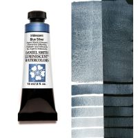 Акварель Daniel Smith в тубе 15 мл Сине-серебристая иридисцентная/Iridescent Blue Silver