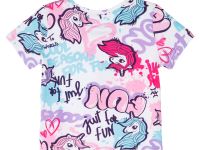 Фуфайка трикотажная для девочек (футболка)