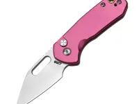 Складной нож CJRB J1933-PK Mini Pyrite, сталь AR-RPM9, рукоять розовый алюминий