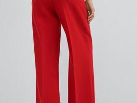 Прямые брюки, Красный