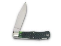 Складной нож Queen Cutlery Lockback, сталь 1095, рукоять рог, зеленый