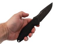 Тактический нож N.C. Custom Talion blackwash сталь VG-10, рукоять Black/Red G10